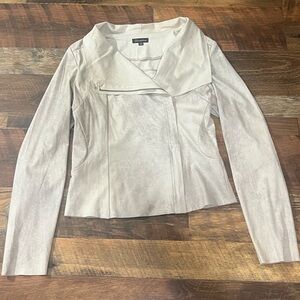 Shinestar Faux Suede Moto Jacket